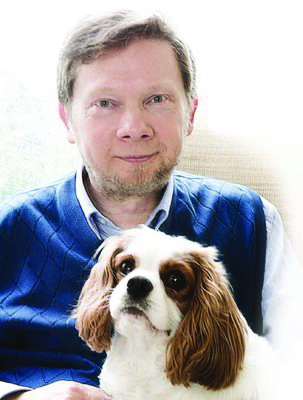 Eckhart Tolle y su perro